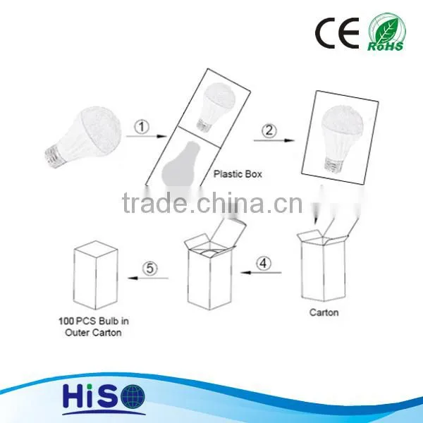 best selling products 360 degree led filament bulb 6w e27 lamp with high quality