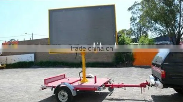 Australian standard solar traffic LED trailer signs VMS
