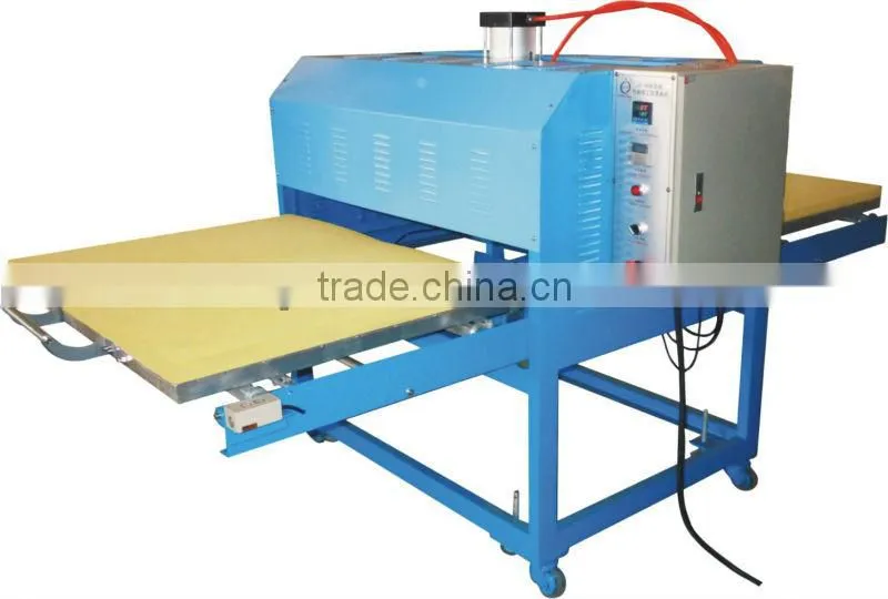 two station 100x120 cm 120x150 cm pneumatic dye sublimation equipment