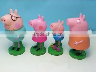 OEM 3d cartoon animal vinyl toy,custom PVC animal vinyl toy