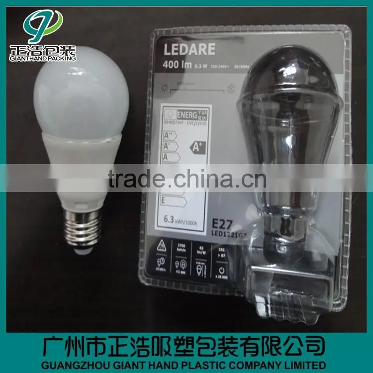 Slide plastic blister packaging