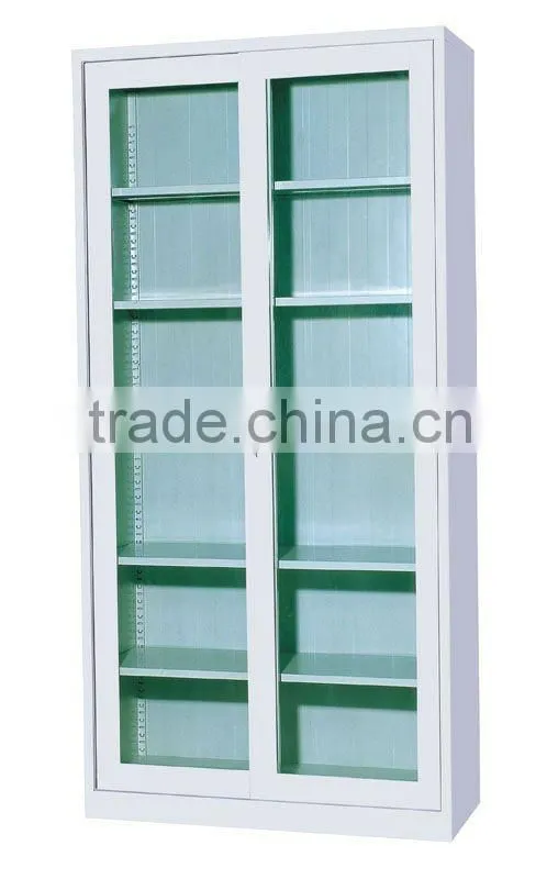 KFY-CB-15 Laboratory Steel Glass Door Storage Cabinet