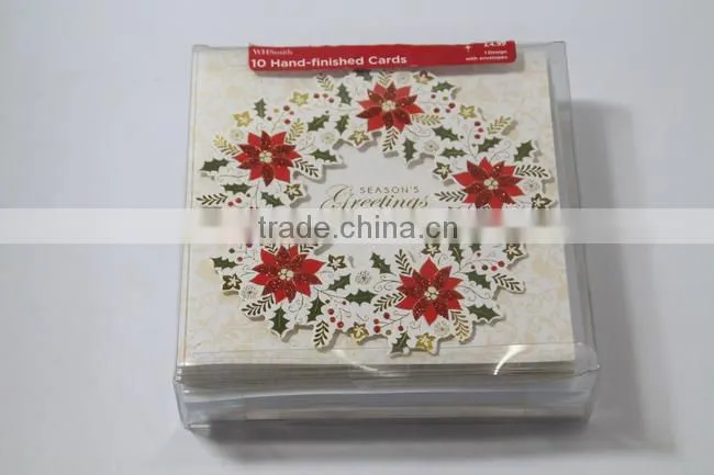 Handmade greeting card, 3D card with flower,season's greeting card