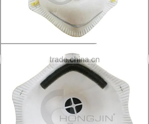 Pack of 2 FFP2 Dust Masks with Valve/ Cup Shaped Respirators