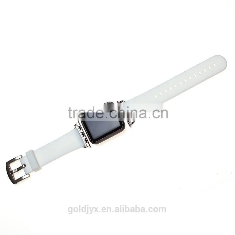 custom fast delivery cheap silicone watch band parts for apple watch