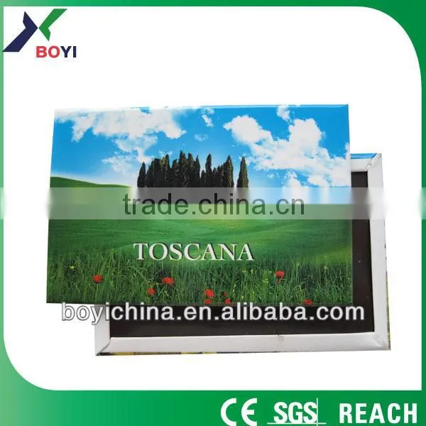 MOQ 1000pcs custom made cheap tourist fridge magnet
