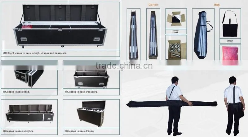 Pipe and Drape motorized stage curtains