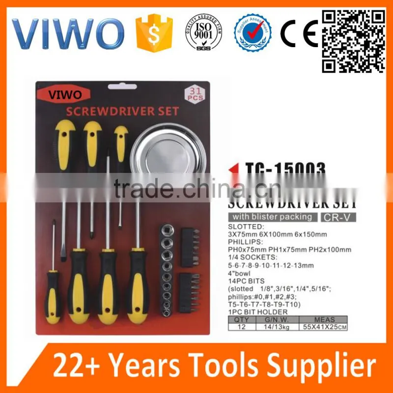 S2 Material and emery bits Magnetic Screwdriver sets