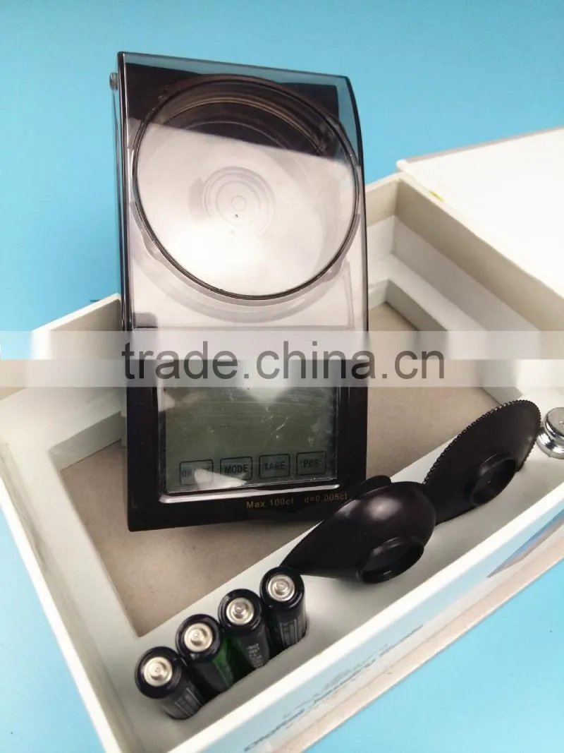 LCD Display Digital Jewelry Portable Carat Scale with Accuracy of 0.005ct