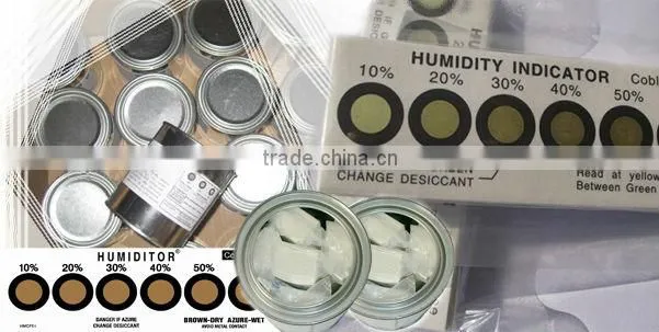 Free Sample Factory Supply Cobalt Free Blue Humidity Indicator Card