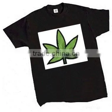 The most popular EL T-shirt (Factory Price, Good Quality)
