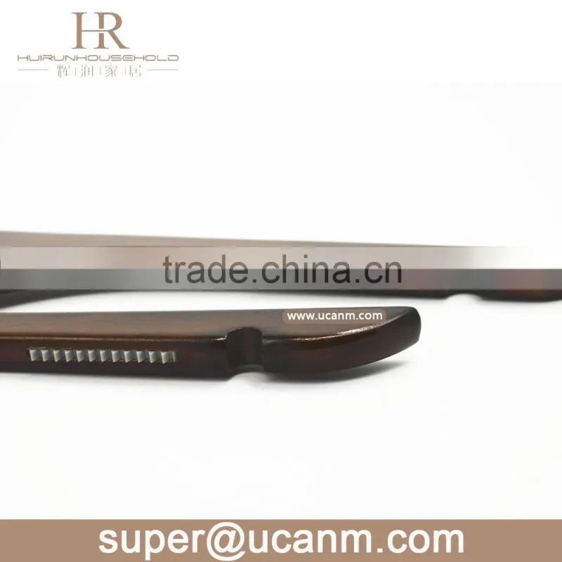 HRW-66P0V Antique lotus wooden clothes hanger
