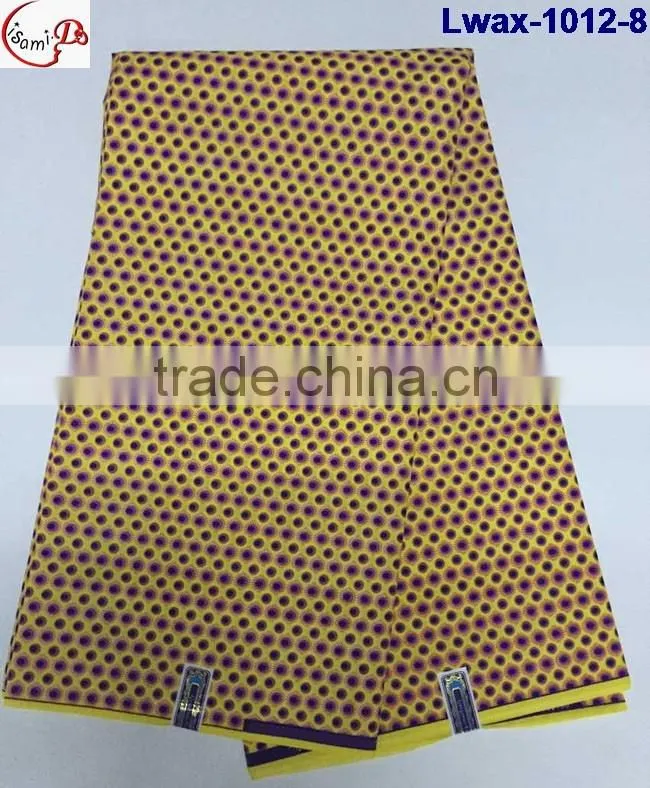 Lwax-1012-12 aqua African Jacquard style cheap wholesale african wax print fabric