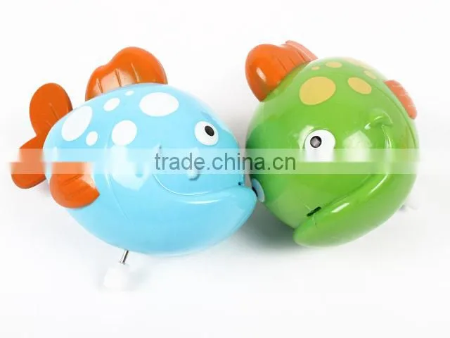 4 kinds lovely kids plastic wind up fish toy