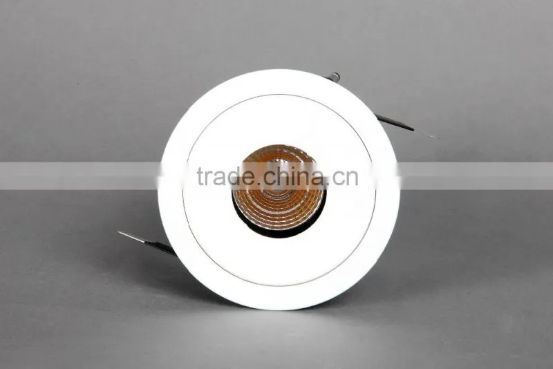 COB chip led downlight 15w led lighting with small round hole