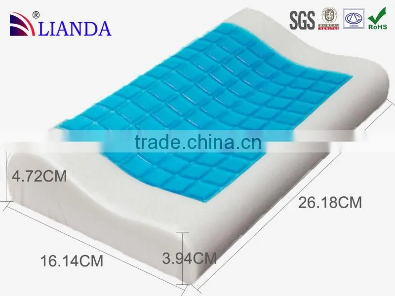 comforzen gel latex memory foam pillow