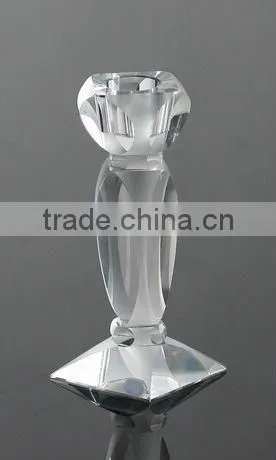 crystal flower candle holder