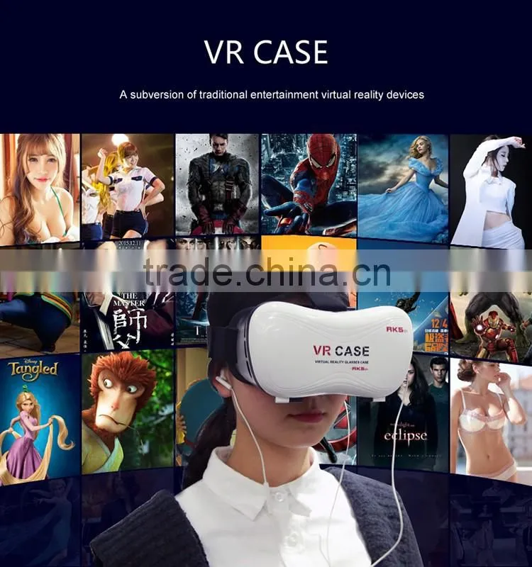 3d virtual vr reality sex mp4 player video glasses, vr box 3d glasses for sexy movie