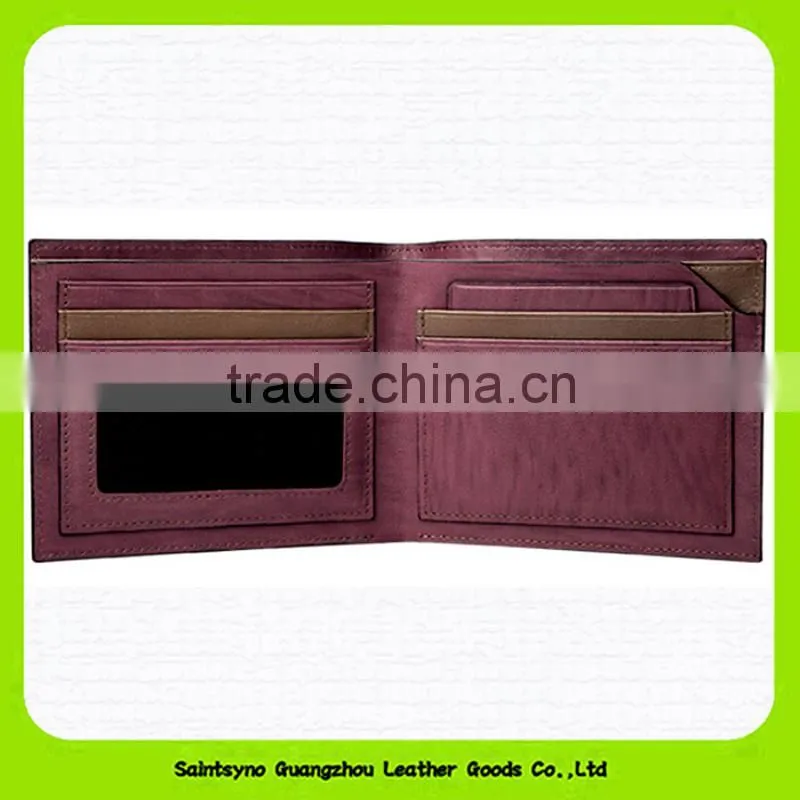 15640 Factory fashion short wallet leather rfid blocking men wallet