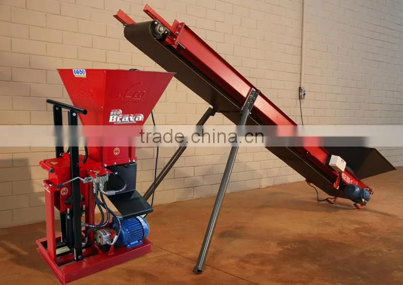 blocks molding plant-ECO BRAVA sand fly ash block machine with comprehensive technical support/eco brava interlocking clay brick