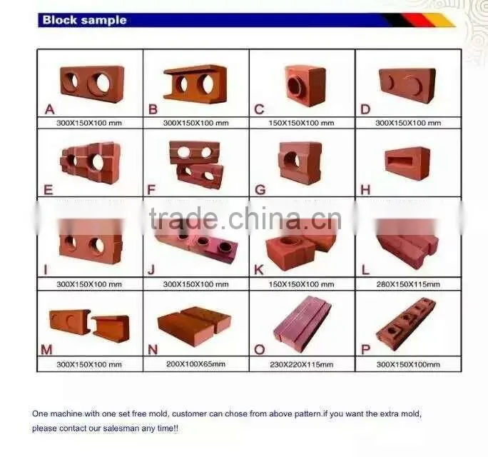 LY2-10 hydroform clay brick machine with PLC system/mud interlocking brick machine price in south africa
