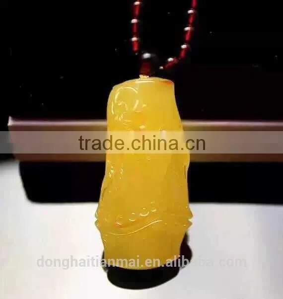 Wholesale Rare Natural Beeswax pendant