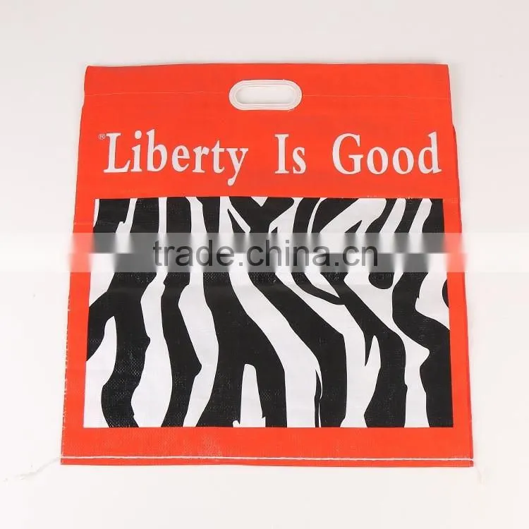 Liberty Is Good Cloth Bag With Plastic Handle