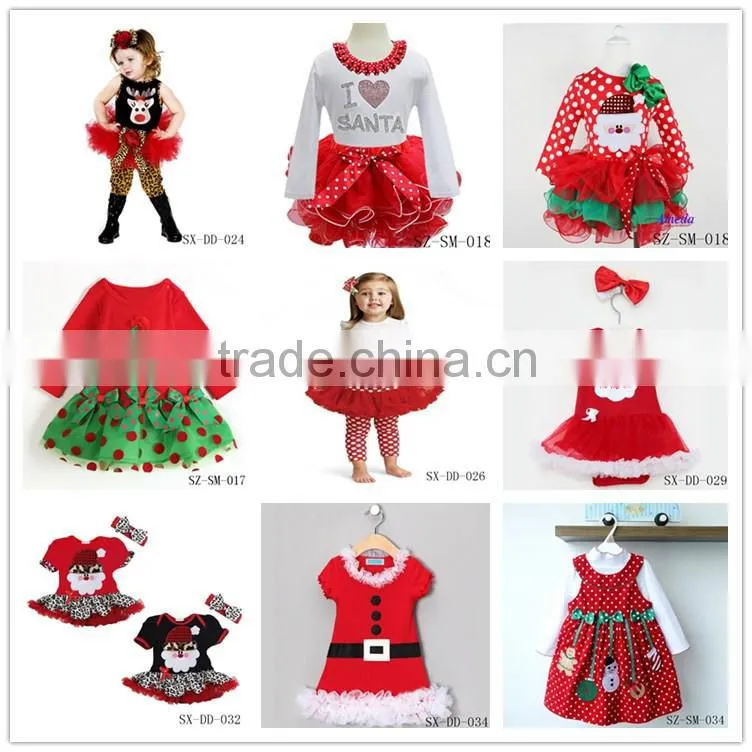 Santa suits for babies high quality children christmas costumes