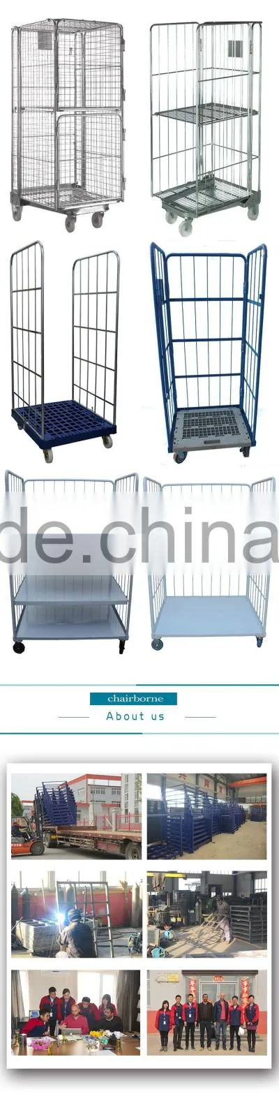 2016 hot galvanized wire mesh cage warehouse container with long service life