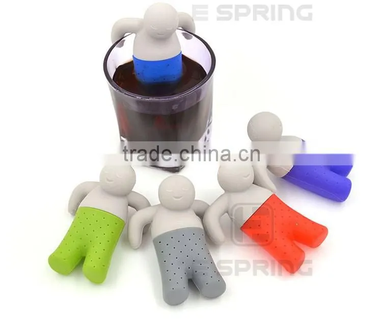 Cute Practical Teapot cute Mr Tea Infuser Tea Strainer Coffee & Tea Sets