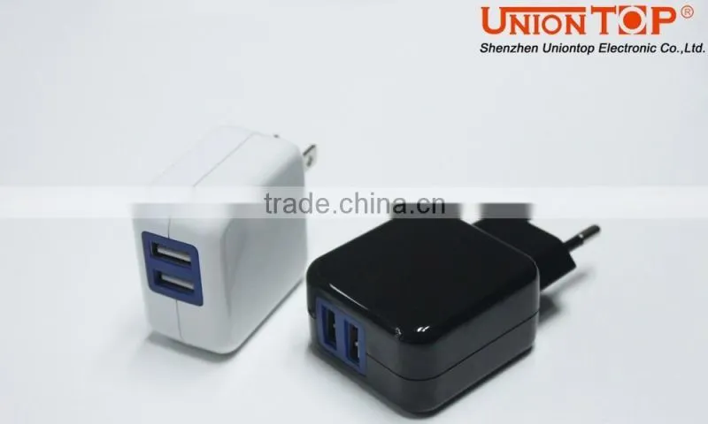 OEM/ODM manufacture good quality with cheap price 5v 1a/2.1a dual usb portable wireless phone charger