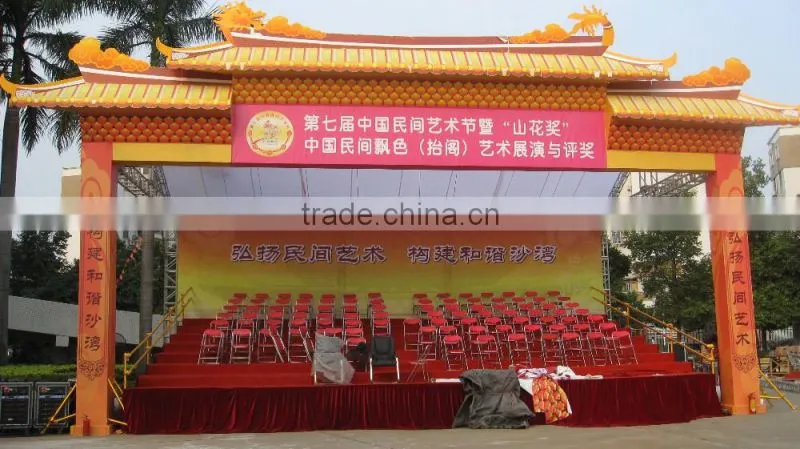 Lightweight 6082-T6/6061-T6 Aluminum Alloy pipe truss with strong loading capacity