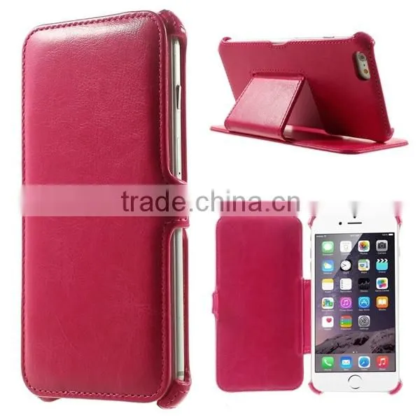 For iPhone 6 Leather Fashion Flip Up Phone Case Cover