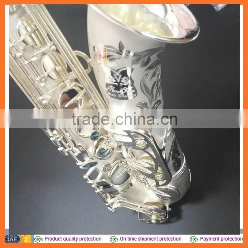 silver saxophone professional tenor saxophone roll tone hole tenor saxophone double arms tenor saxophone