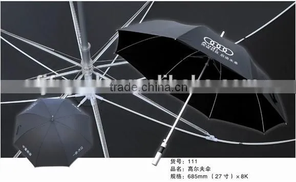 2016 60" Coverage wooden handle windproof straight golf umbrella