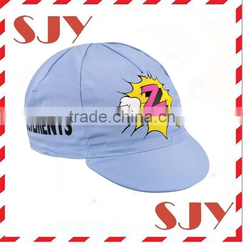 100%Polyester Custom Printing Quick-Dry Racing Bicycle Caps