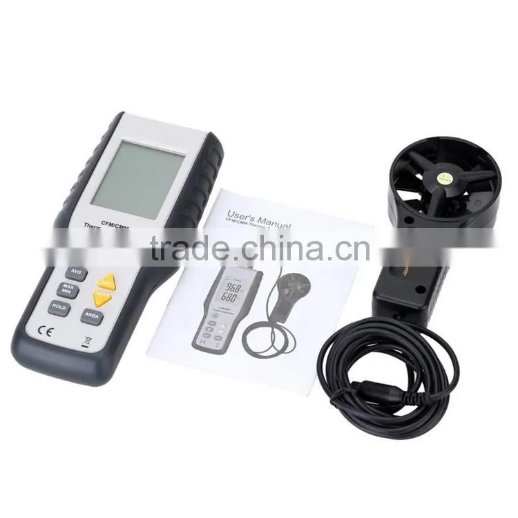 LCD Display anemometro thermal imager Thermo-Anemometer Infrared Thermometer termometro Wind Speed estacion meteorologica