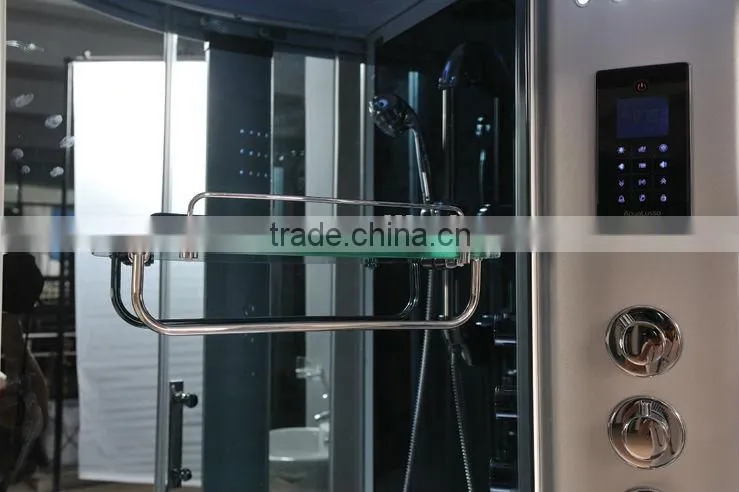 2016 Hot Sales Golden/White Tempered Glass walk in sliding door Shower Room With CE China Manufacturer