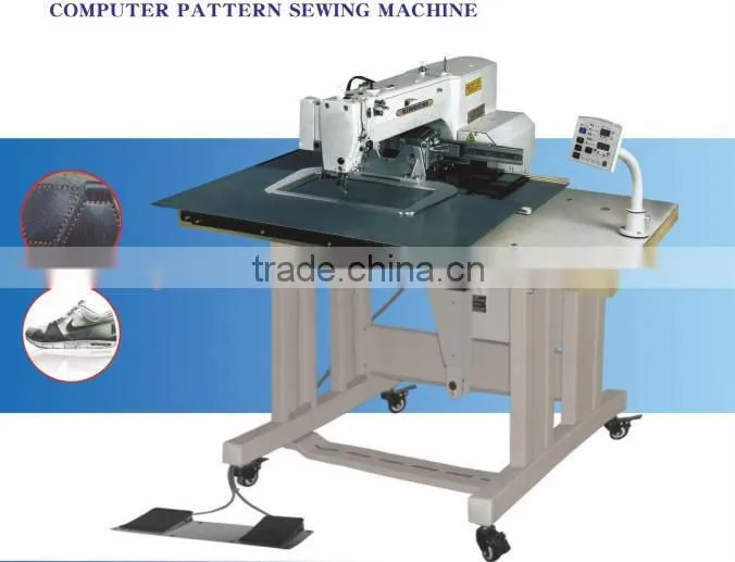 Direct Drive Programmable Electronic Pattern Sewer Machine with Cylinder Bed