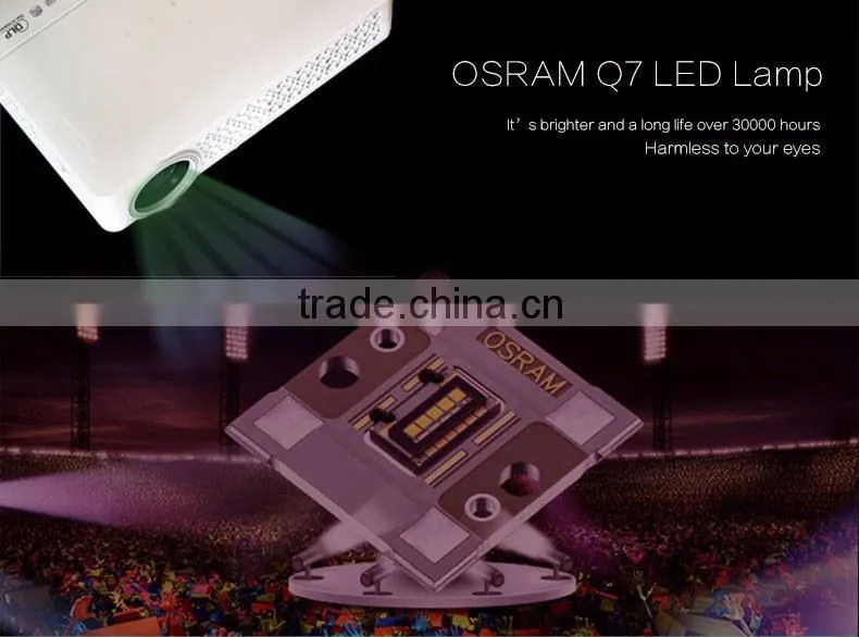 3D DLP projector Android 4.4 Wi-Fi support native 720P Mini video projector