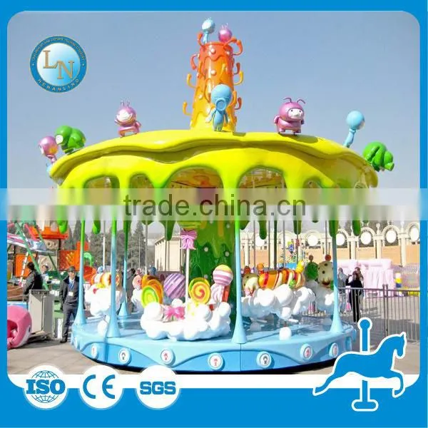 New products!!! playground games amusement park merry go round kids carousel ride honey tree