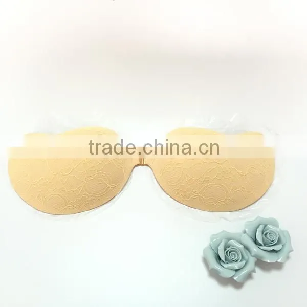 Hot sell High quality Wholesale China Factory Sexy Invisible breathable Strapless Self adhesive Silicon Bras