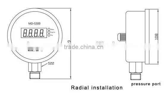 General use electronic digital gauges