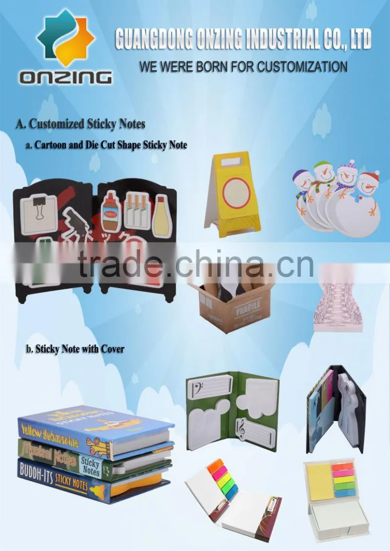Onzing good quality 3d red apple shaped fruit sticky notes for promotional gift