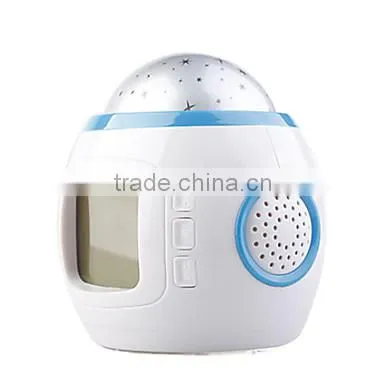 Music Starry Sky Projection Digital Cheap LED Alarm Clock