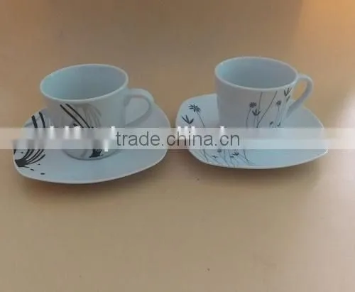 200cc simple coffee and tea set coffee set porcelain tea cup sets stock