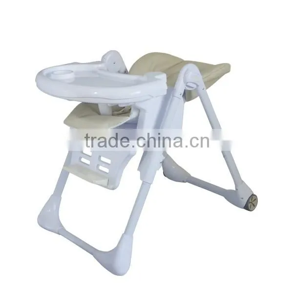 2016 new design restaurant baby high chair, portable baby high chair