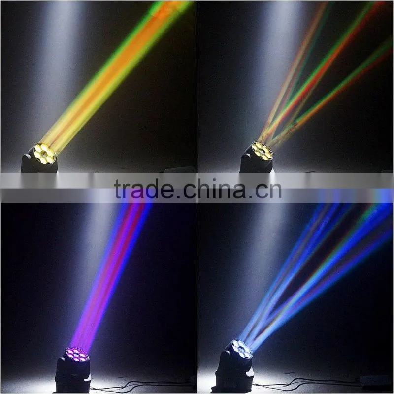 6*15w led rgbw 4 in 1 go down well with moving head light studio