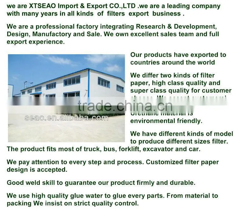 fpv4-13-z40 Car air filter with good material for auto acceorcy