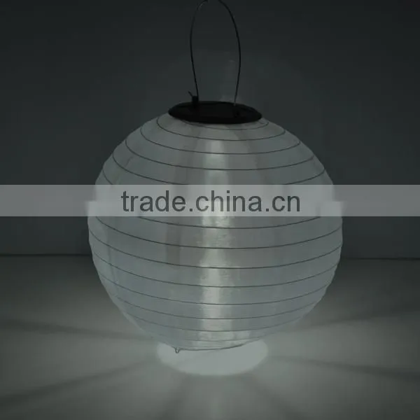 10inch 25cm Plastic LED Light Solar Lantern